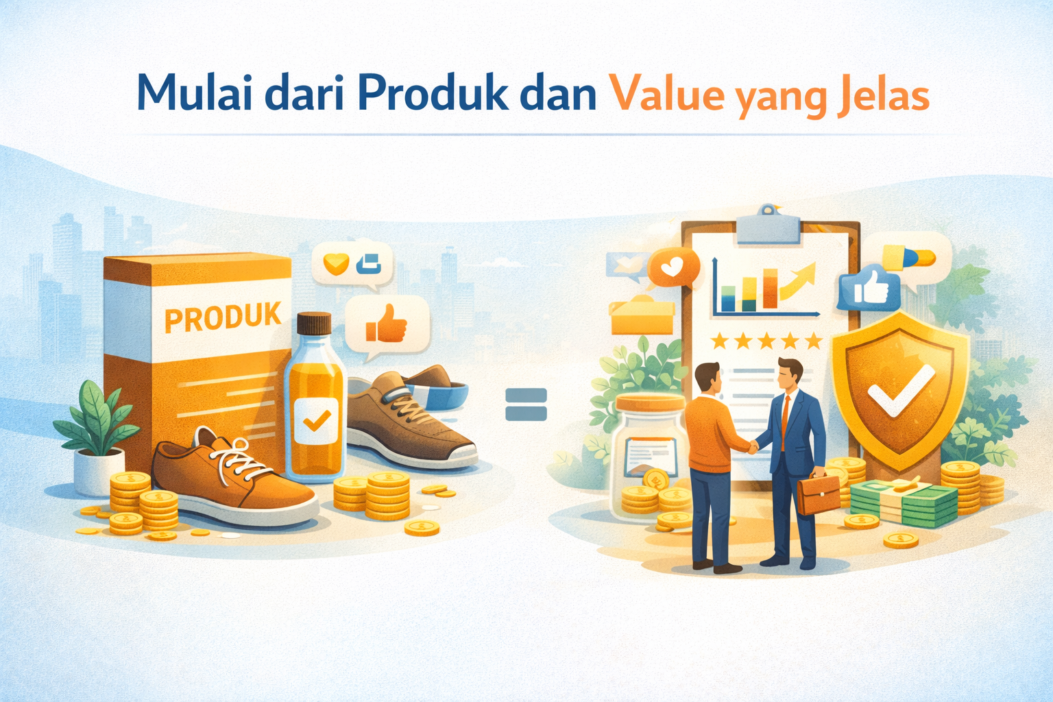 Mulai dari Produk dan Value yang Jelas