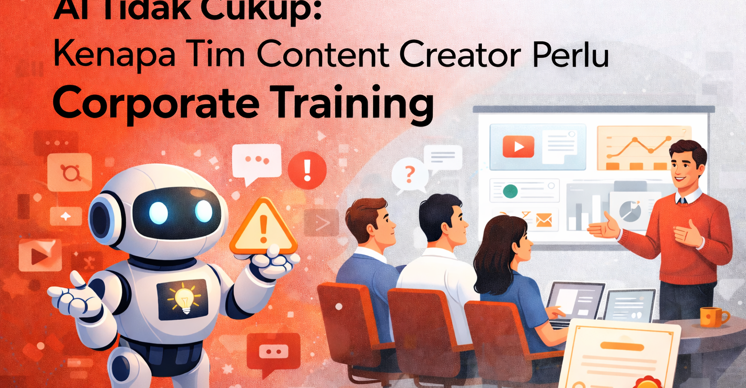 AI Tidak Cukup Tim Content Creator Perlu Corporate Training