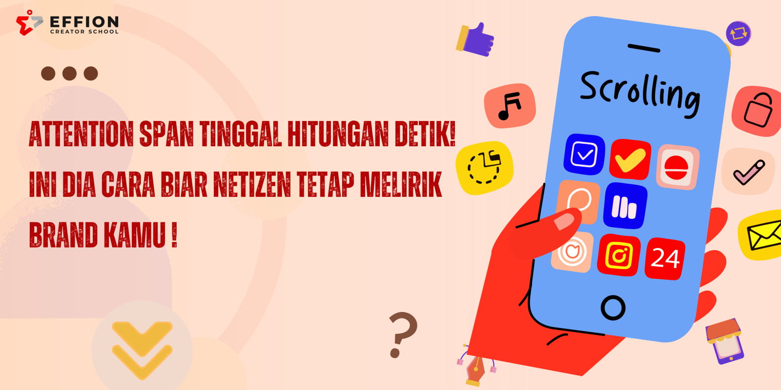 Video Pendek jadi senjata jitu biar konten nggak di swipe