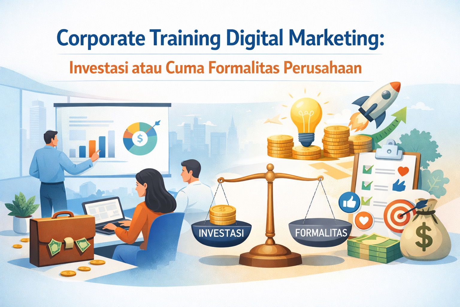 Corporate Training Digital Marketing: Investasi Tim atau Sekadar Formalitas HR?