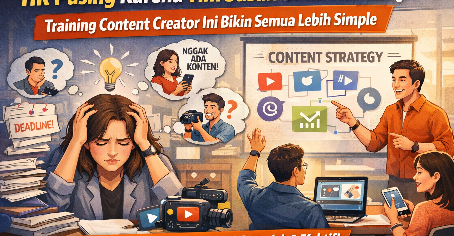 Training Content Creator: Solusi HR Saat Konten Tim Nggak Jalan-Jalan