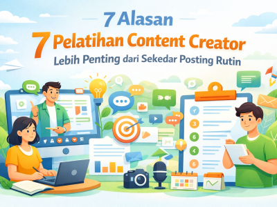 7 Alasan Pelatihan Content Creator Lebih Penting