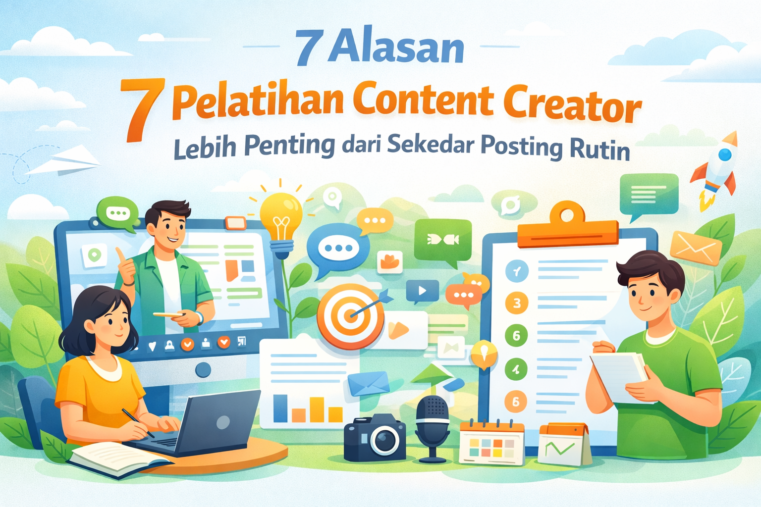 7 Alasan Pelatihan Content Creator Lebih Penting