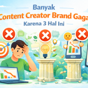 Banyak Content Creator Brand Gagal Karena 3 Hal Ini