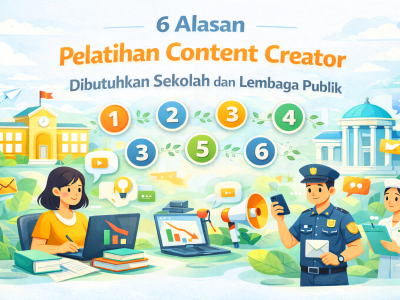6 Alasan Pelatihan Content Creator Dibutuhkan Sekolah dan Lembaga Publik