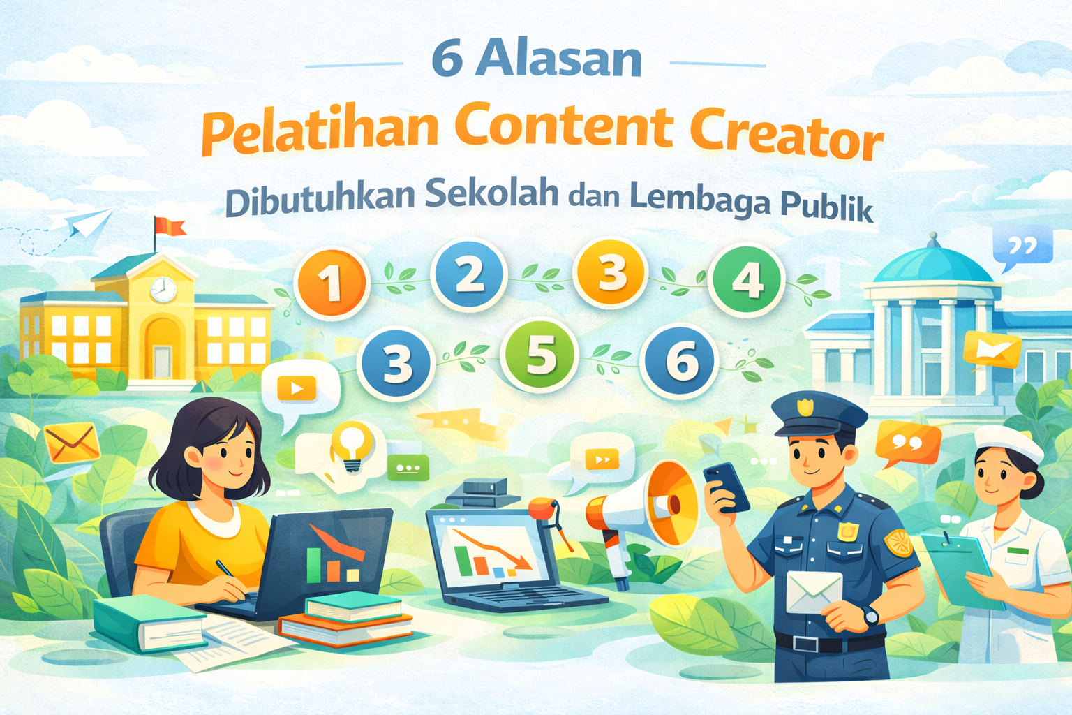 6 Alasan Pelatihan Content Creator Dibutuhkan Sekolah dan Lembaga Publik