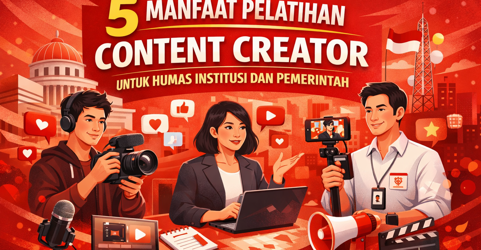 5 Manfaat Pelatihan Content Creator untuk Humas Institusi dan Pemerintah