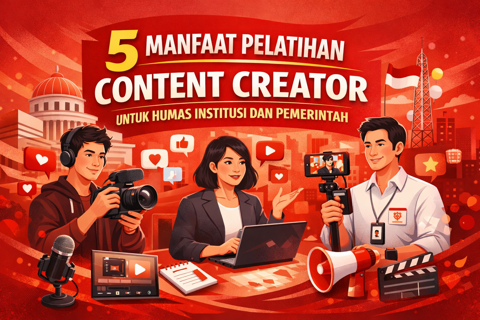 5 Manfaat Pelatihan Content Creator untuk Humas Institusi dan Pemerintah