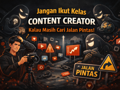 Jangan Ikut Kelas Content Creator Kalau Masih Cari Jalan Pintas!
