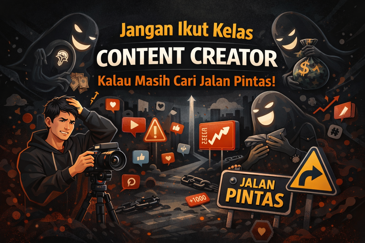 Jangan Ikut Kelas Content Creator Kalau Masih Cari Jalan Pintas!