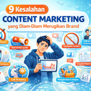 9 Kesalahan Content Marketing yang Diam-Diam Merugikan Brand