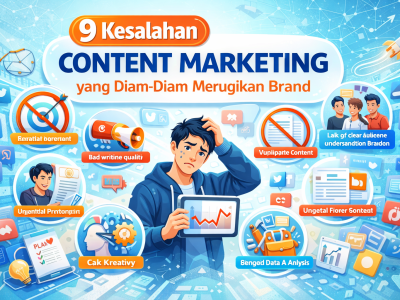 9 Kesalahan Content Marketing yang Diam-Diam Merugikan Brand