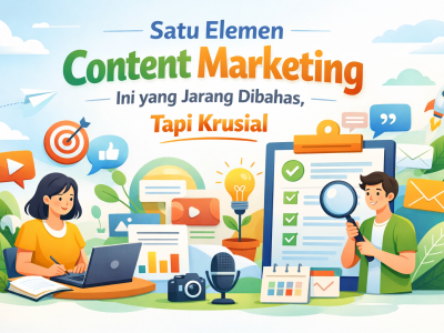 Satu Elemen Content Marketing Ini yang Jarang Dibahas, Tapi Krusial