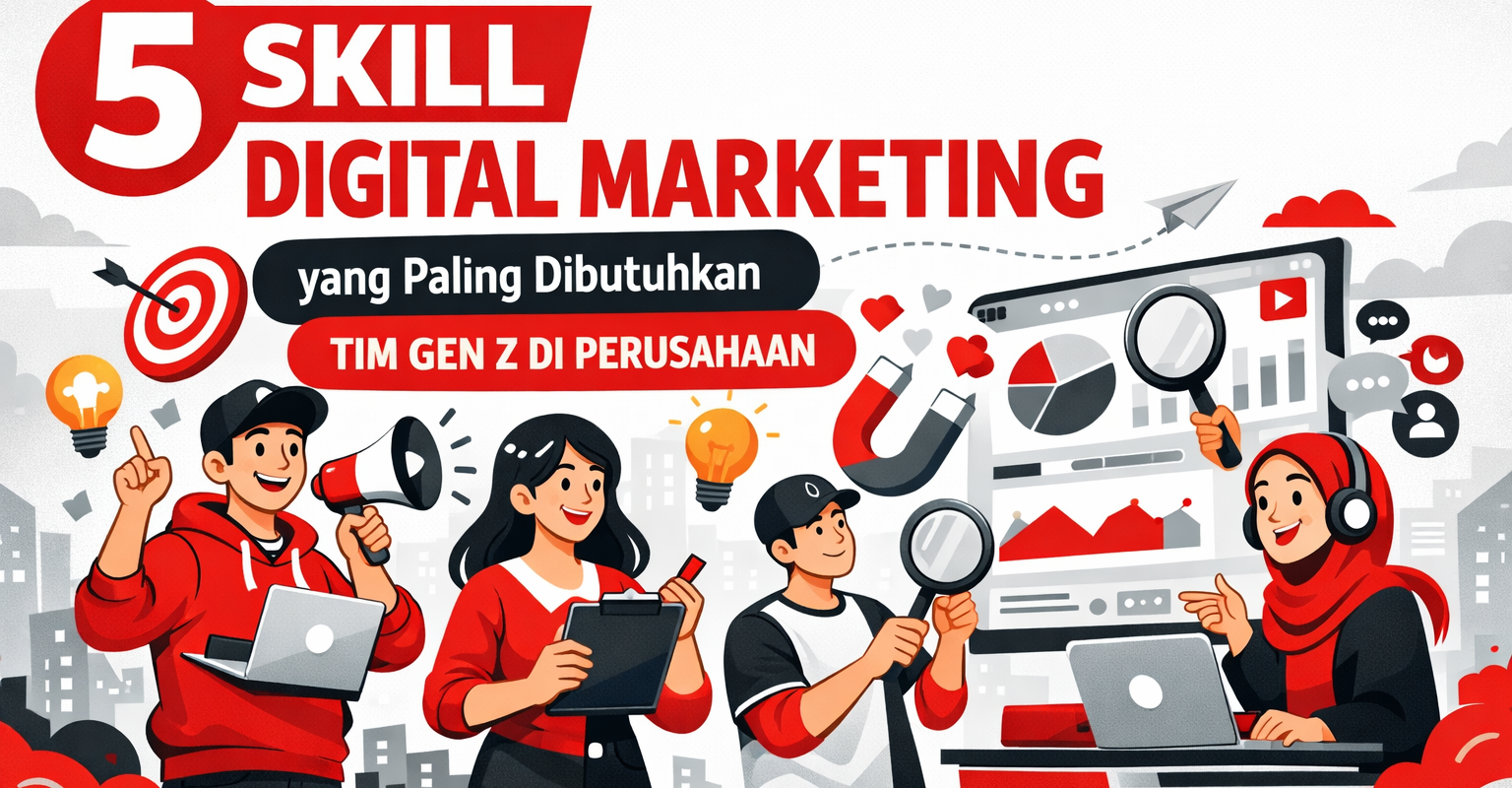 5 Skill Digital Marketing yang Paling Dibutuhkan Tim Gen Z di Perusahaan