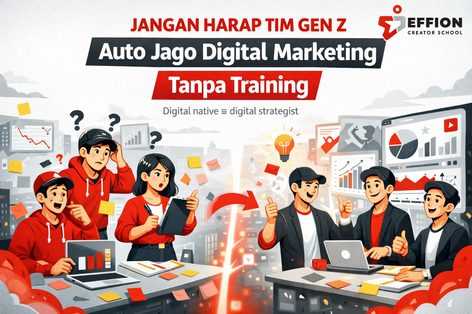 Jangan Harap Tim Gen Z Auto Jago Digital Marketing Tanpa Training