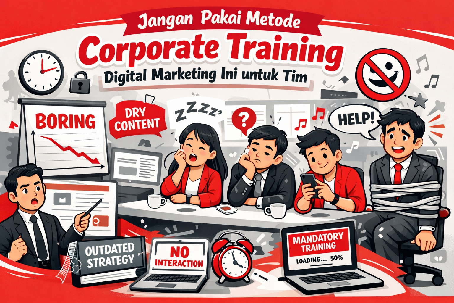 Jangan Pakai Metode Corporate Training Digital Marketing Ini untuk Tim Gen Z