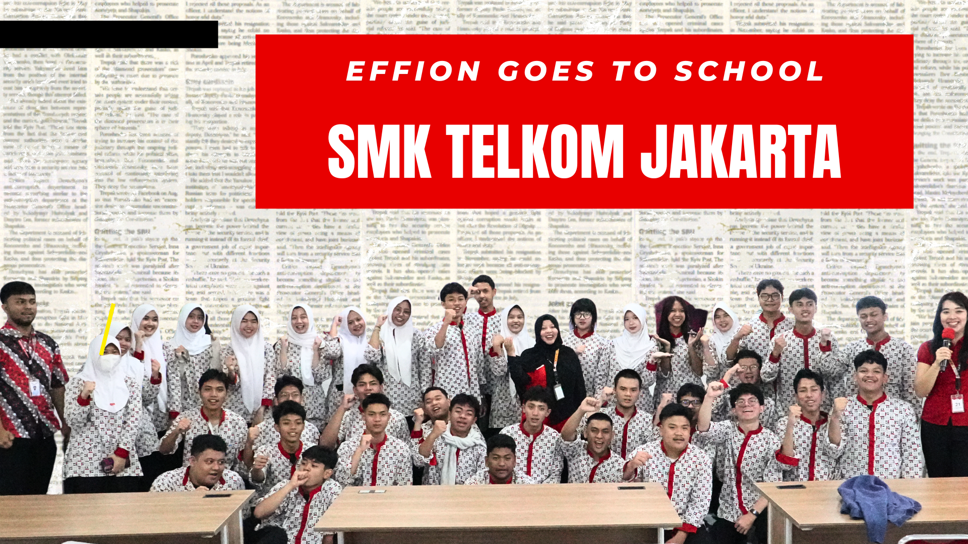 Effion Goes To School Hadir di SMK Telkom Jakarta
