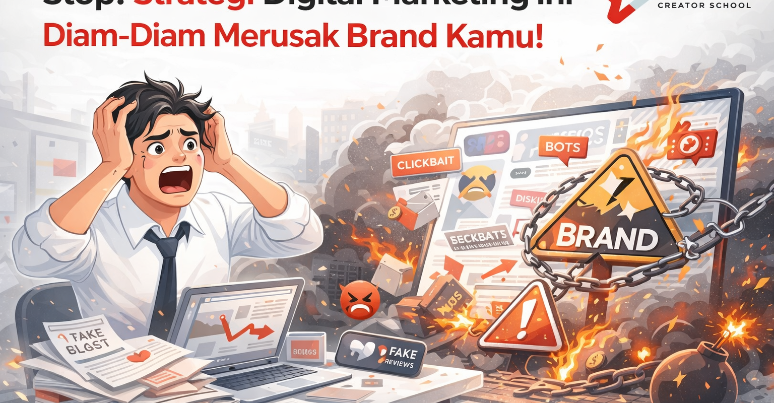 Stop! Strategi Digital Marketing Ini Diam-Diam Merusak Brand Kamu!