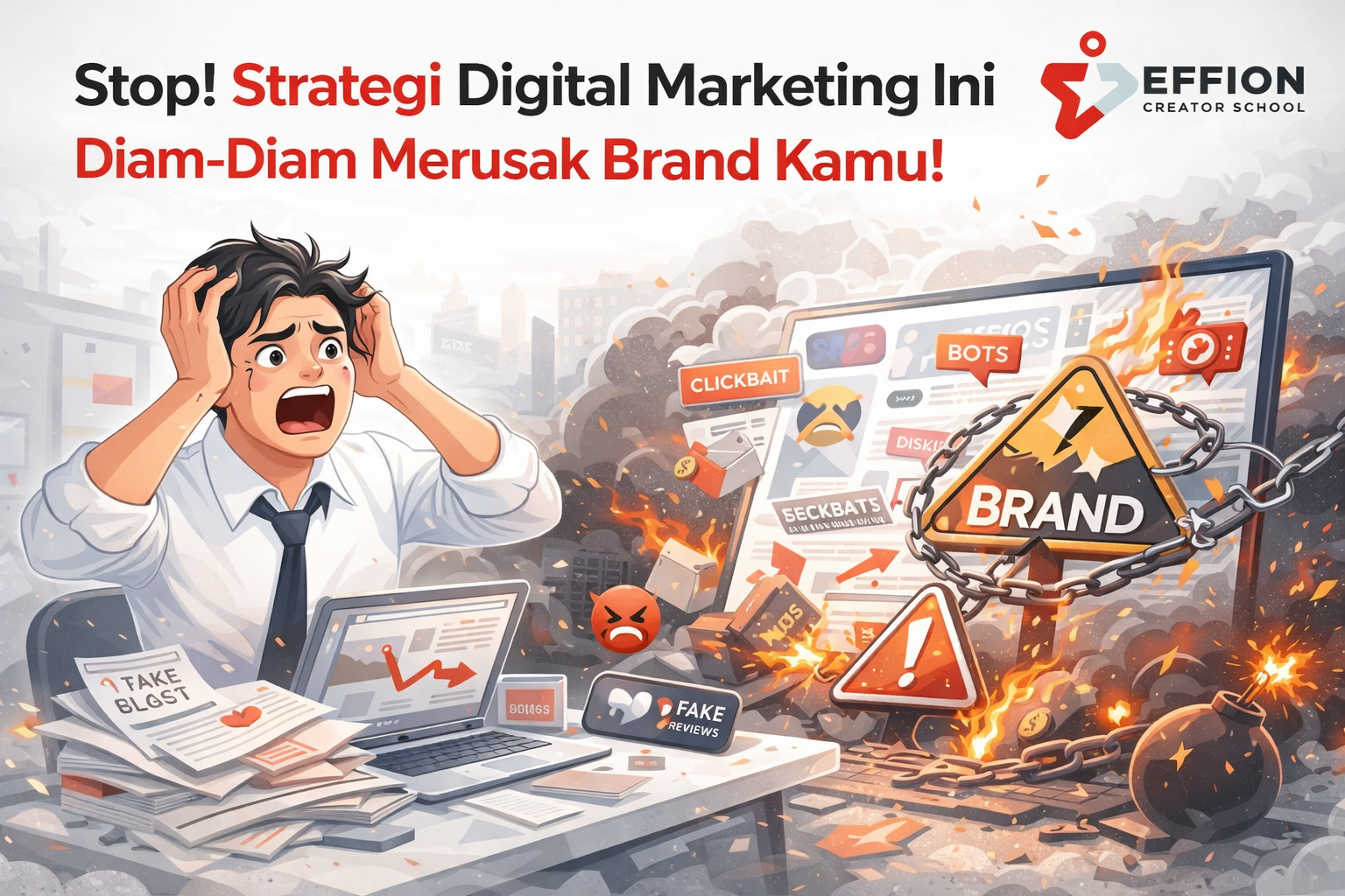 Stop! Strategi Digital Marketing Ini Diam-Diam Merusak Brand Kamu!