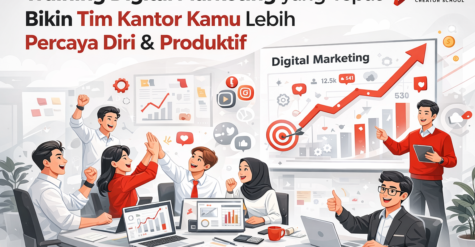 Training Digital Marketing yang Tepat Bikin Tim Kantor Kamu Lebih Percaya Diri & Produktif