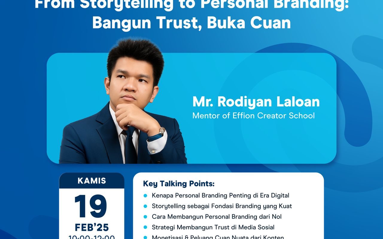 Kelas Konten Gratis: Belajar Bangun Trust & Buka Cuan