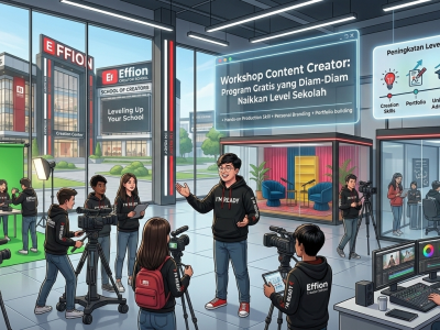 Workshop Content Creator Program Gratis yang Diam-Diam Naikkan Level Sekolah