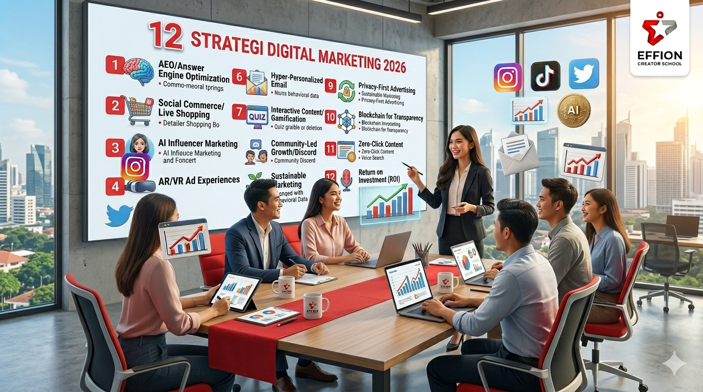 12 Strategi Digital Marketing 2026