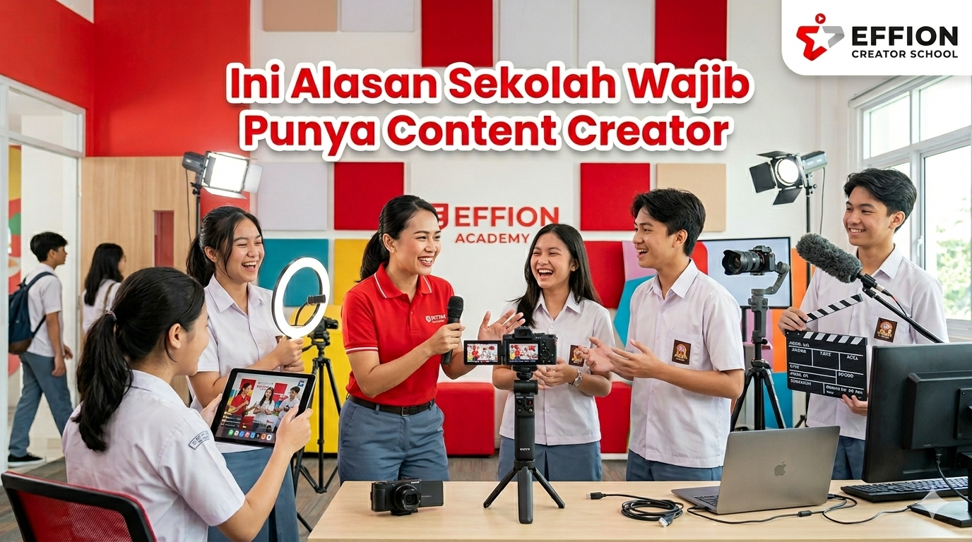 Sekolah Wajib Punya Content Creator
