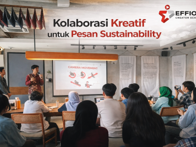 Workshop Content Creator Effion Creator School di Event Trade In Shoes