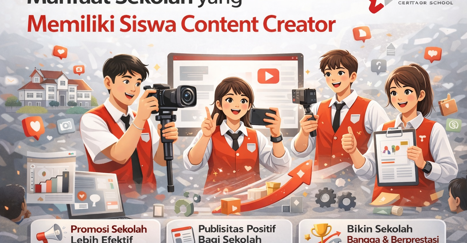 7 Manfaat Sekolah yang Memiliki Siswa Content Creator