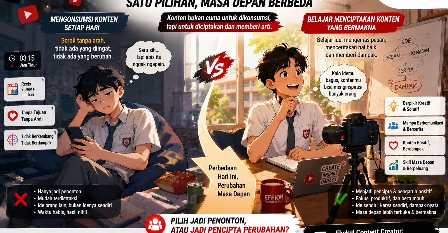 Ekskul Content Creator Penting Untuk Masa Depan