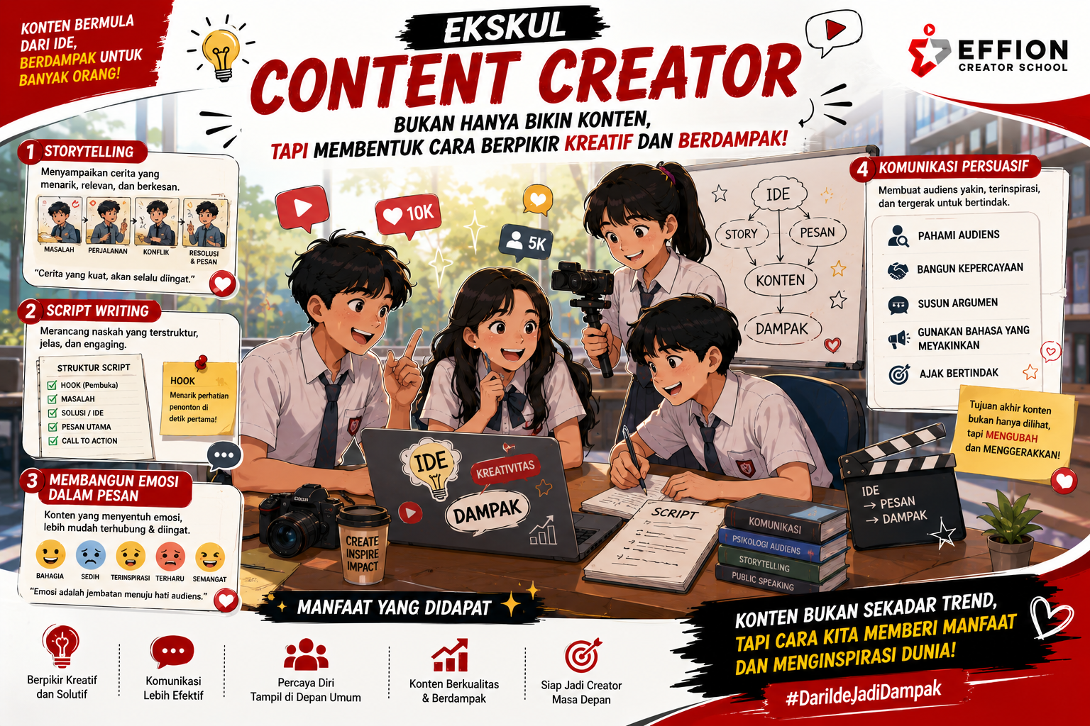 Ekskul Content Creator Membentuk Skill Storytelling