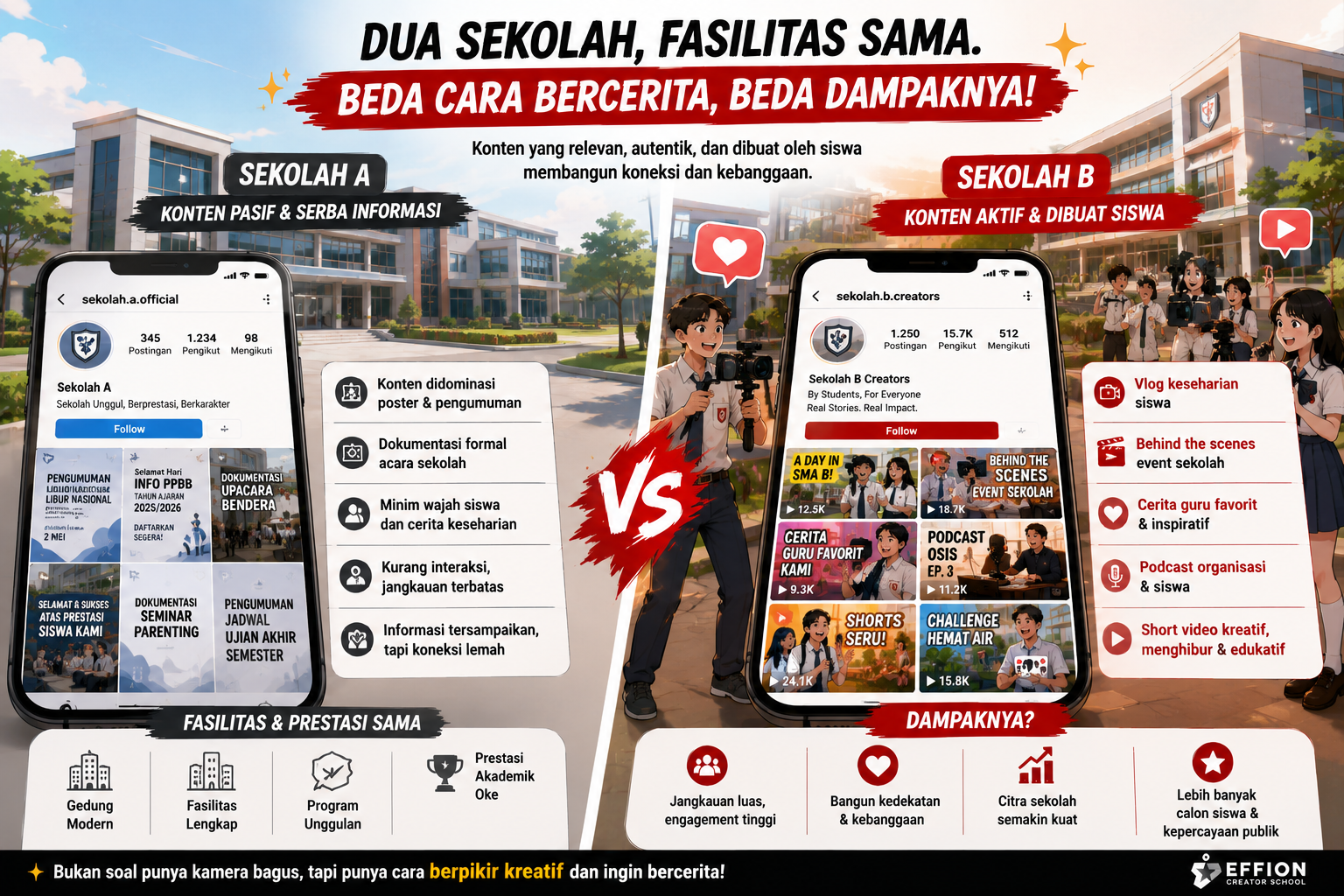 Perbedaan Branding Sekolah
