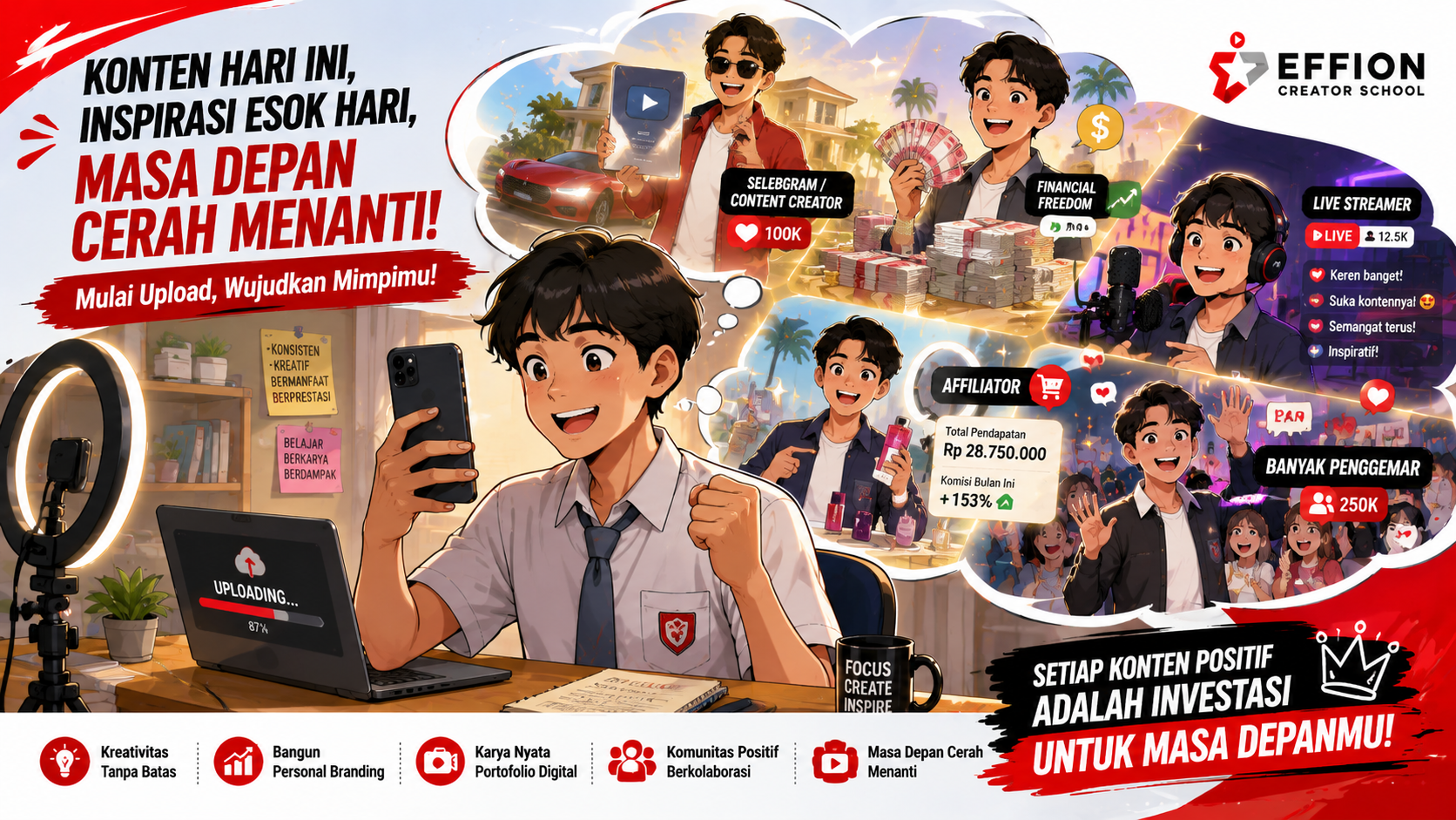 Ekskul Content Creator Jadi Skill yang Relevan untuk Masa Depan