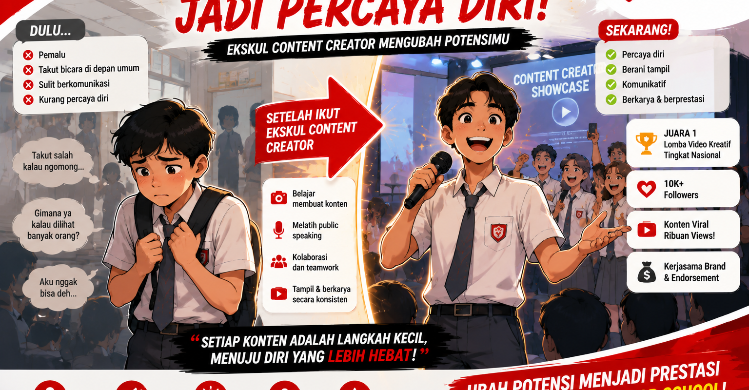 Ekskul Content Creator: Saat Sekolah Mengajarkan Cara Berpikir, Bukan Sekadar Bikin Konten