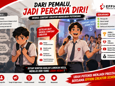 Ekskul Content Creator: Saat Sekolah Mengajarkan Cara Berpikir, Bukan Sekadar Bikin Konten