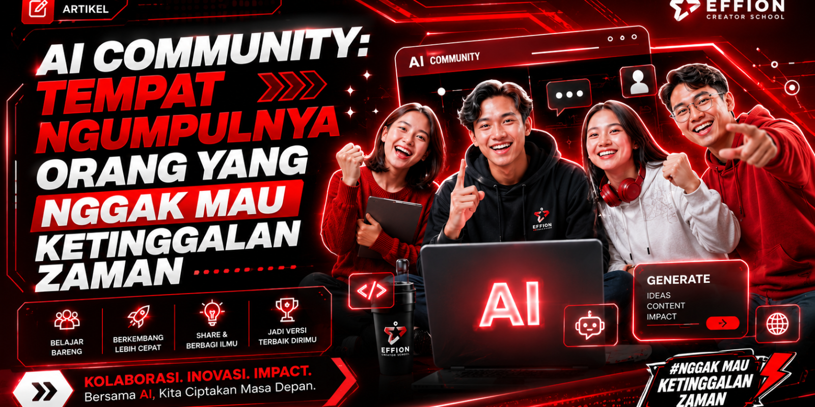 AI Community: Tempat Ngumpulnya Orang yang Nggak Mau Ketinggalan Zaman