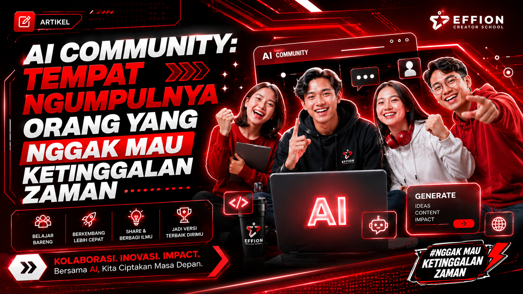 AI Community: Tempat Ngumpulnya Orang yang Nggak Mau Ketinggalan Zaman