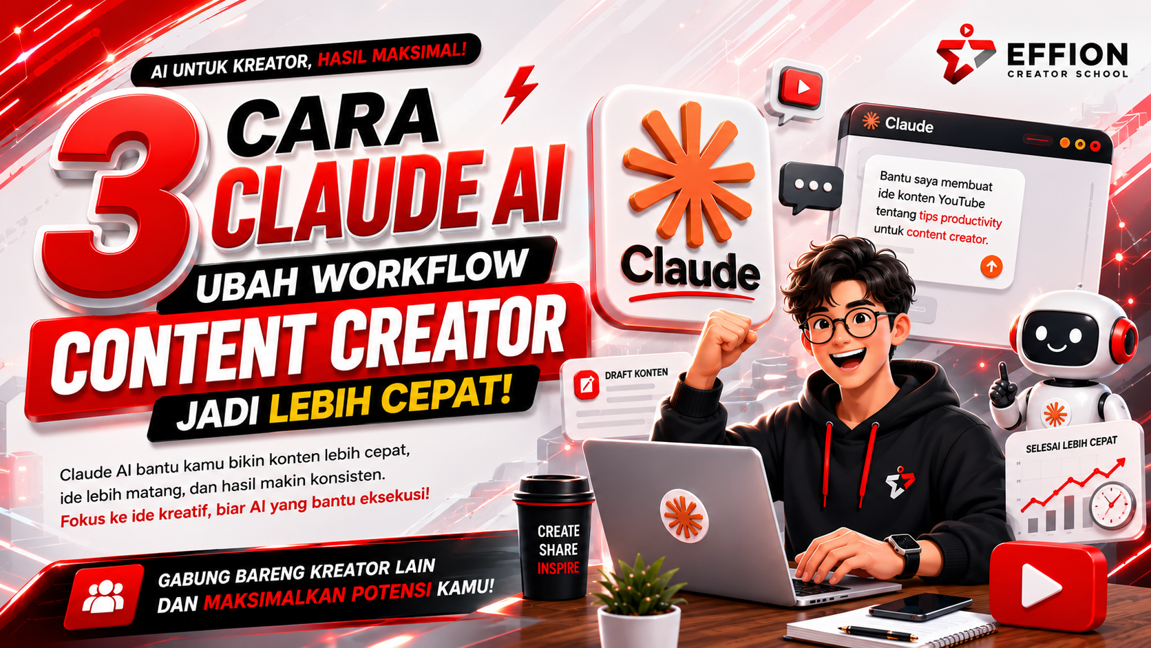 3 Cara Claude AI Ubah Workflow Content Creator Jadi Lebih Cepat