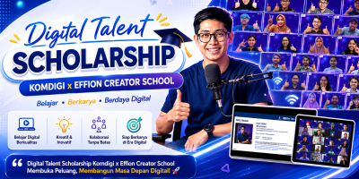 Pelatihan Content Creator: Digital Talent Scholarship Komdigi x Effion Creator School