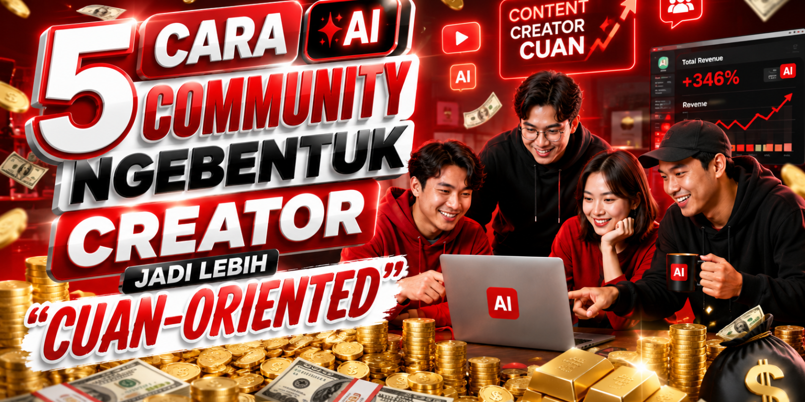 5 Cara AI Ngebentuk Creator Jadi Lebih “Cuan-Oriented”