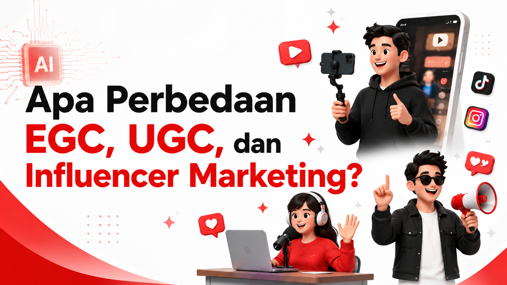 Apa Perbedaan EGC, UGC, dan Influencer Marketing?