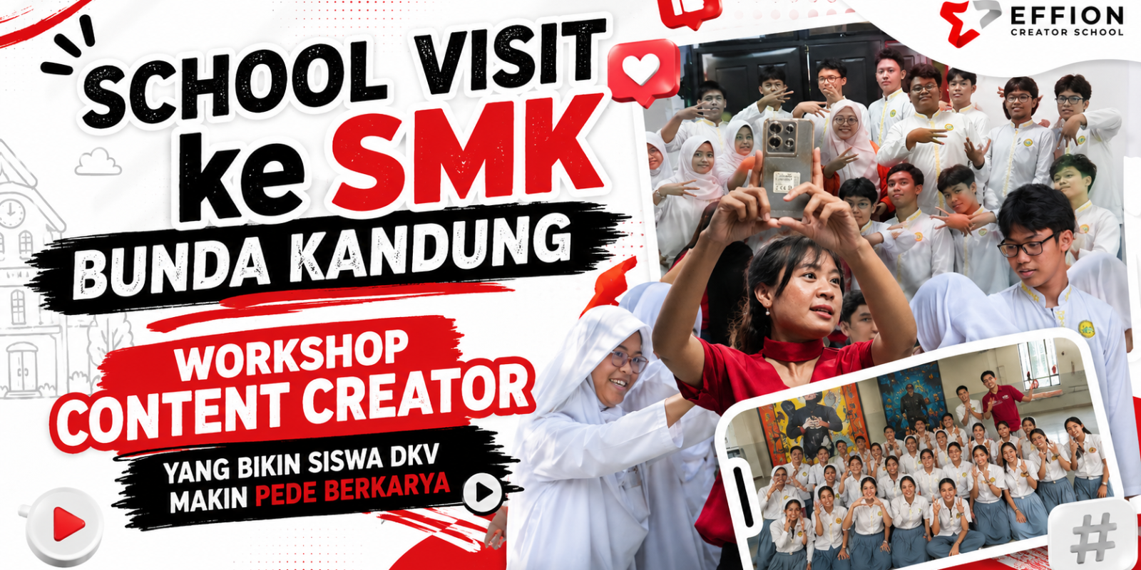 Workshop Content Creator SMK Bunda Kandung untuk Siswa DKV