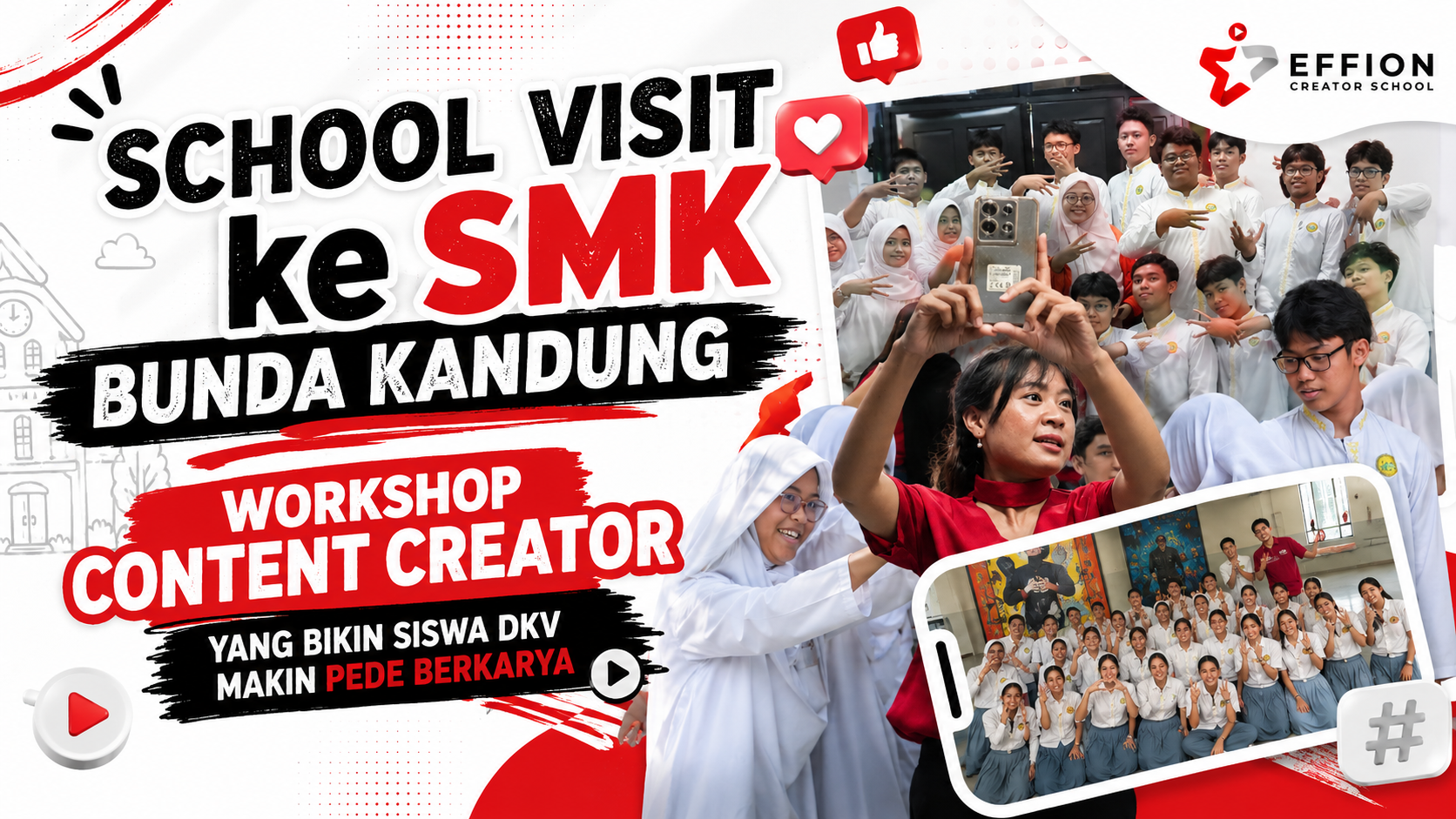 Workshop Content Creator SMK Bunda Kandung untuk Siswa DKV