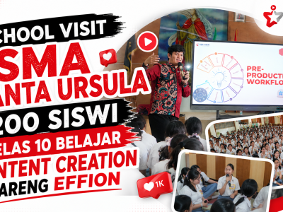 Effion School Visit ke SMA Santa Ursula