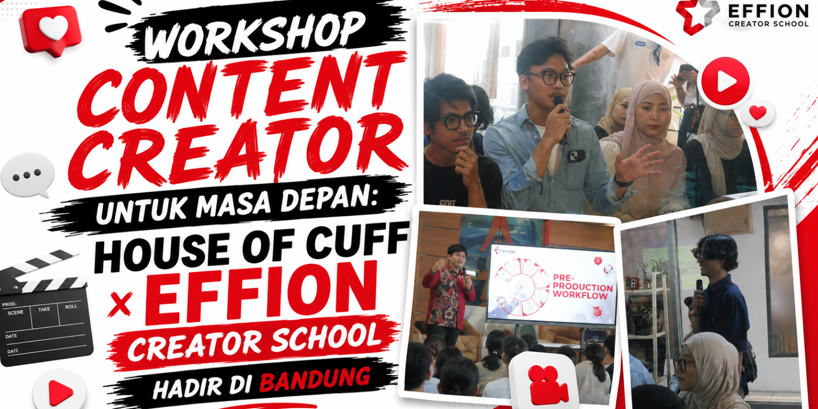 Workshop Content Creator Ini Bikin Creator Bandung Makin Siap