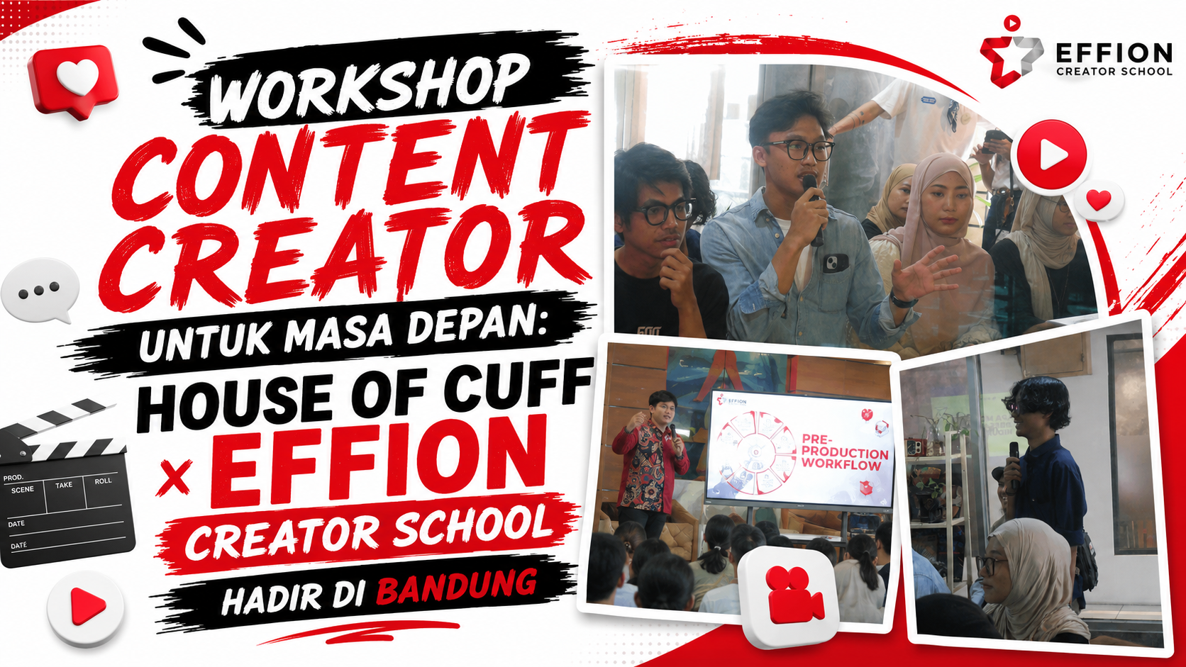 Workshop Content Creator Ini Bikin Creator Bandung Makin Siap