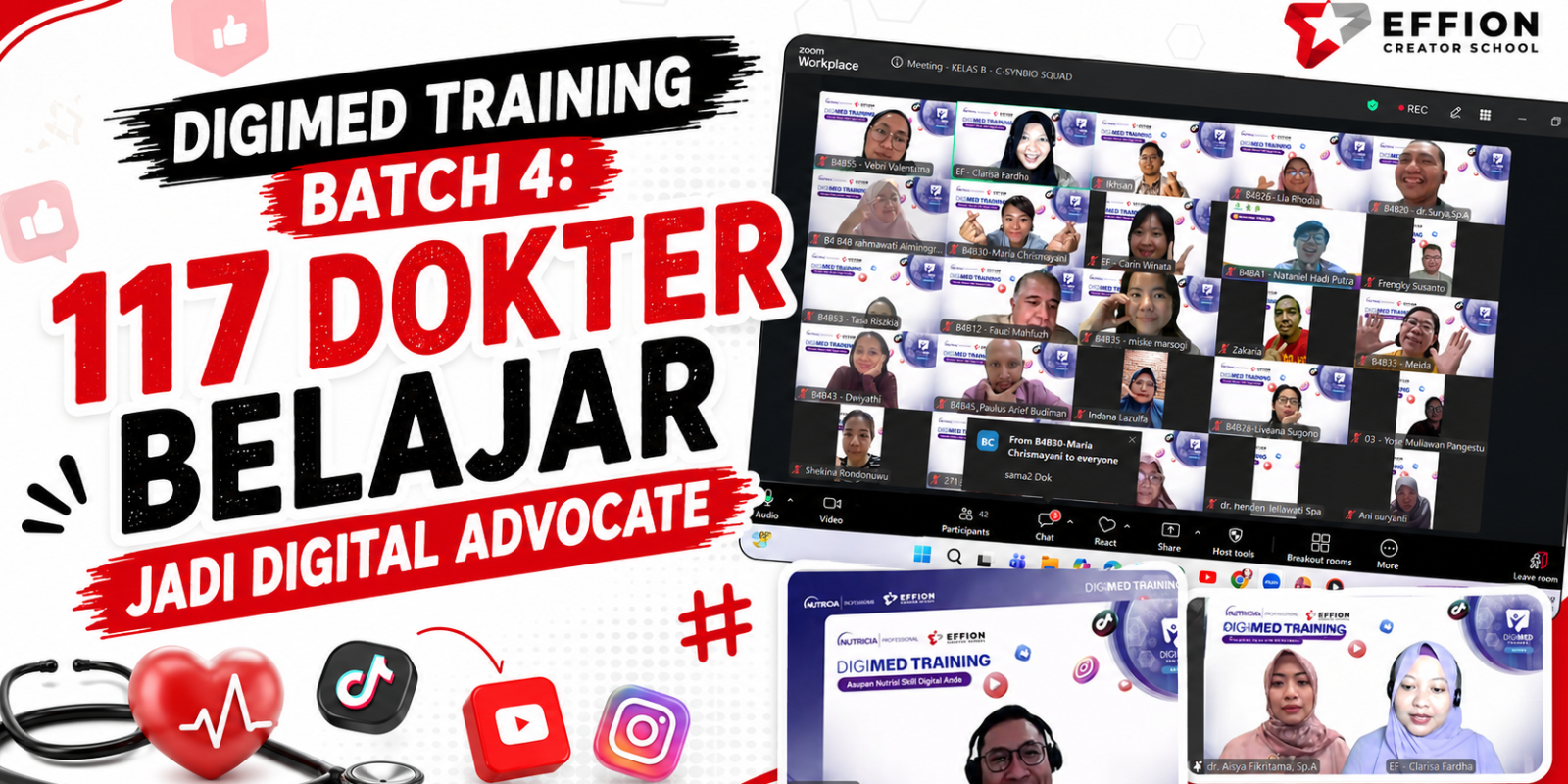 DIGIMED Training Batch 4: 117 Dokter Anak Belajar Jadi Digital Medical Advocate