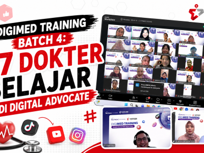 DIGIMED Training Batch 4: 117 Dokter Anak Belajar Jadi Digital Medical Advocate