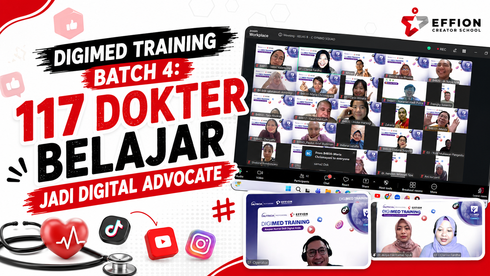 DIGIMED Training Batch 4: 117 Dokter Anak Belajar Jadi Digital Medical Advocate